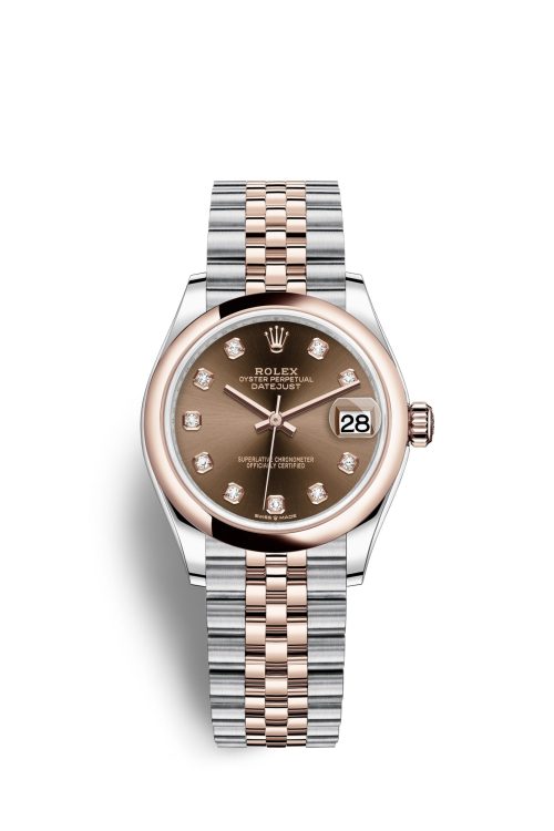 Rolex Datejust 31 Oystersteel and Everose gold 278241-0028