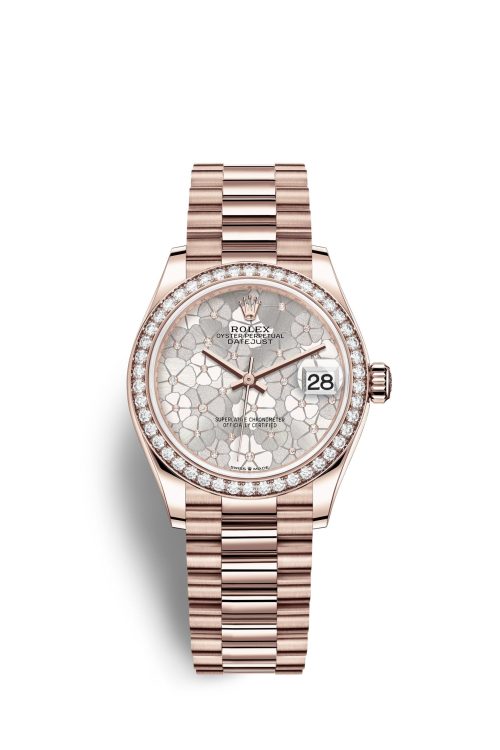 Rolex Datejust 31mm 18k Everose Gold and Diamonds 278285rbr-0036