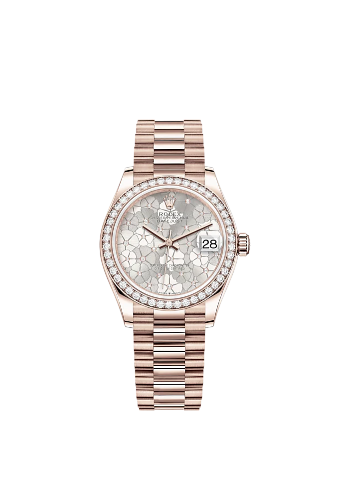 Rolex Datejust 31mm 18k Everose Gold and Diamonds Ref 278285rbr-0036 278285rbr-0036-2.jpg
