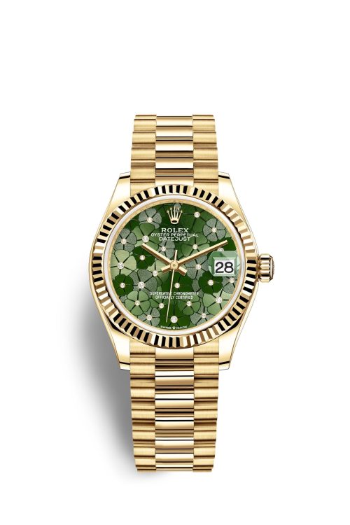 Rolex Datejust 31mm 18k Yellow Gold and Diamonds 278278-0046