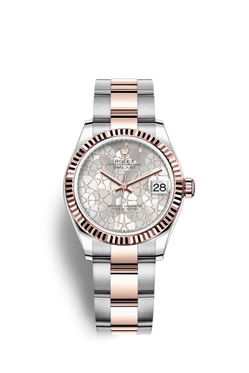 Rolex Datejust 31mm Oystersteel and 18k Everose Gold and Diamonds 278271-0031