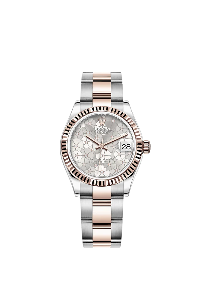 Rolex Datejust 31mm Oystersteel and 18k Everose Gold and Diamonds Ref 278271-0031 278271-0031-2.jpg