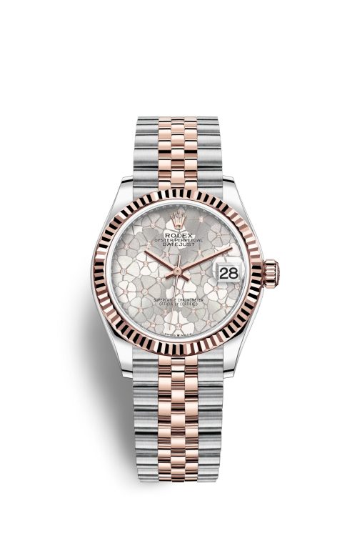 Rolex Datejust 31mm Oystersteel and 18k Everose Gold and Diamonds 278271-0032