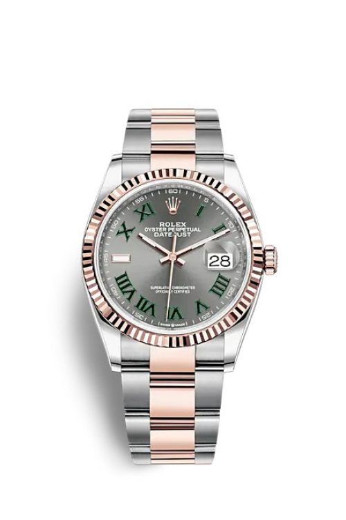 Rolex Datejust 36 Oystersteel and Everose gold 126231-0030
