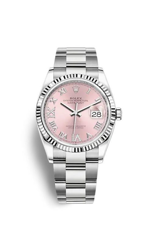 Rolex Datejust 36 Oystersteel and white gold 126234-0032