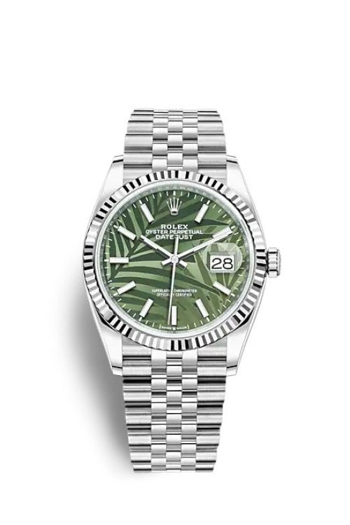 Rolex Datejust 36 Oystersteel and white gold 126234-0047