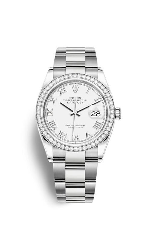 Rolex Datejust 36 Oystersteel and white gold 126284RBR-0018