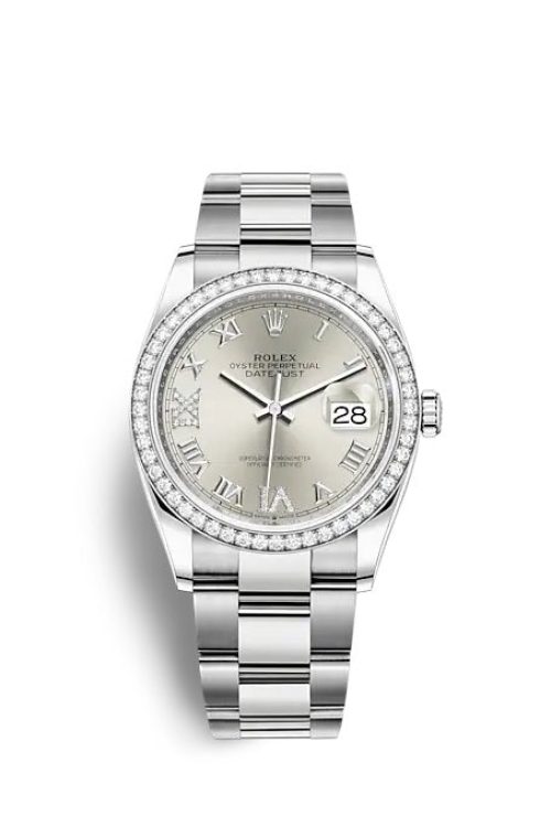Rolex Datejust 36 Oystersteel and white gold 126284RBR-0022