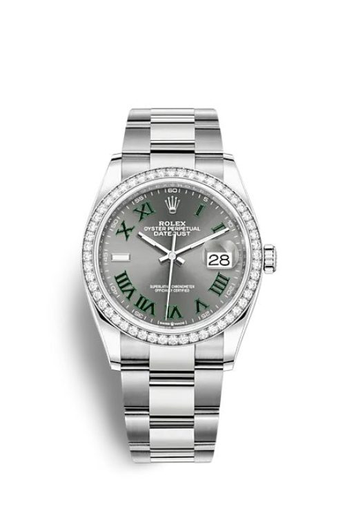 Rolex Datejust 36 Oystersteel and white gold 126284RBR-0038