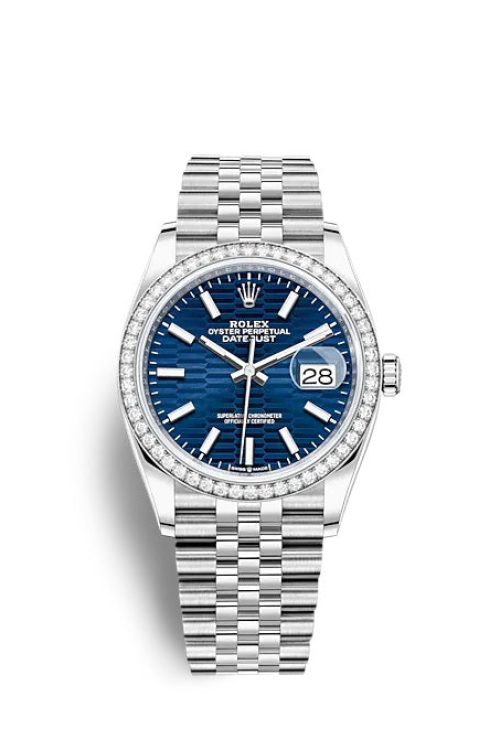 Rolex Datejust 36 Oystersteel and white gold 126284RBR-0041