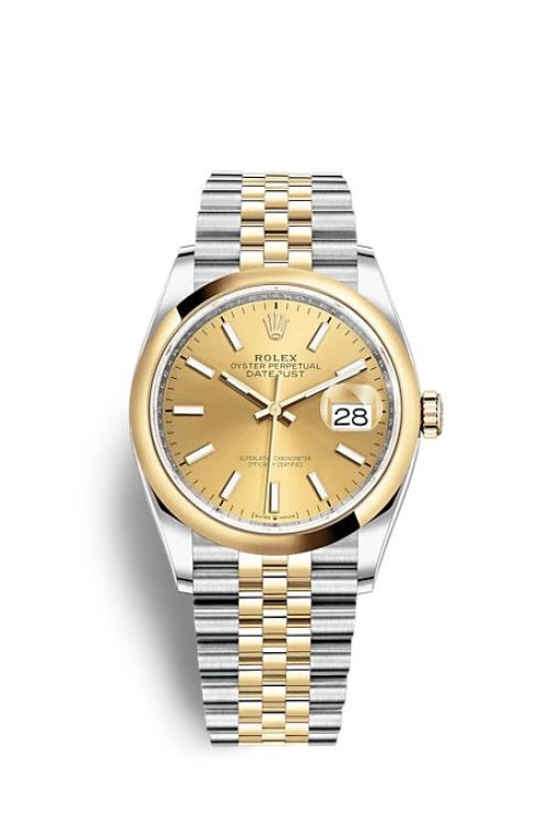 Rolex Datejust 36 Oystersteel and yellow gold 126203-0015