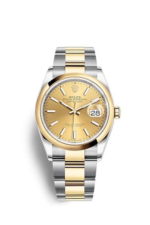 Rolex Datejust 36 Oystersteel and yellow gold 126203-0016