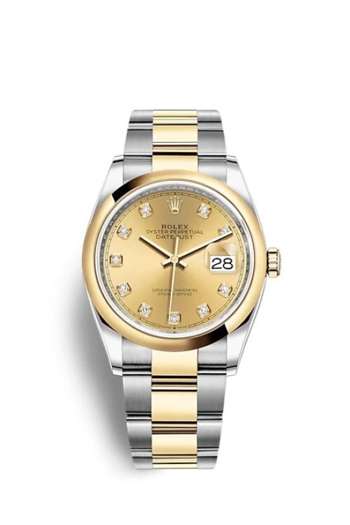 Rolex Datejust 36 Oystersteel and yellow gold 126203-0018