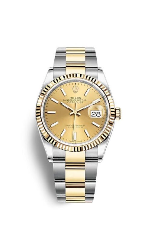 Rolex Datejust 36 Oystersteel and yellow gold 126233-0016