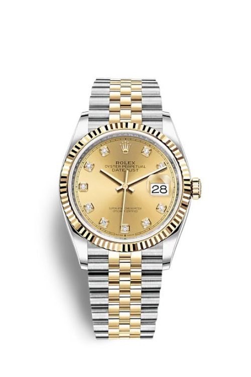 Rolex Datejust 36 Oystersteel and yellow gold 126233-0017