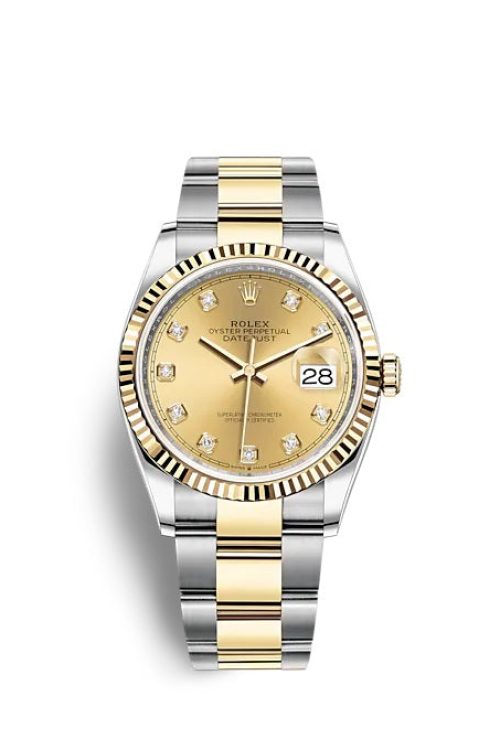 Rolex Datejust 36 Oystersteel and yellow gold 126233-0018