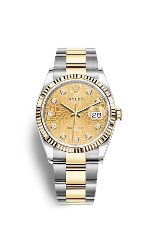 Rolex Datejust 36 Oystersteel and yellow gold 126233-0034
