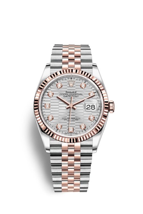 Rolex Datejust 36mm Oystersteel and 18k Everose Gold 126231-0039
