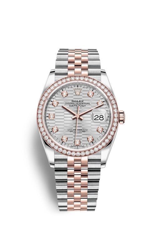 Rolex Datejust 36mm Oystersteel and 18k Everose Gold 126281rbr-0027