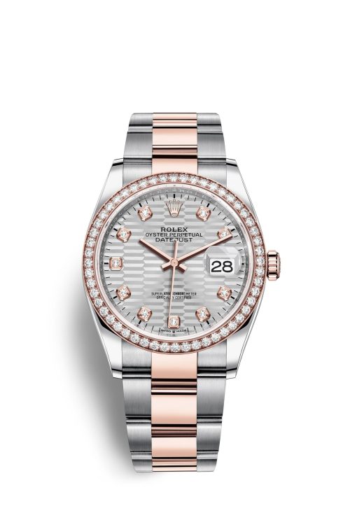 Rolex Datejust 36mm Oystersteel and 18k Everose Gold 126281rbr-0028
