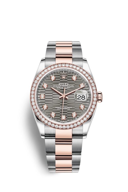 Rolex Datejust 36mm Oystersteel and 18k Everose Gold 126281rbr-0030