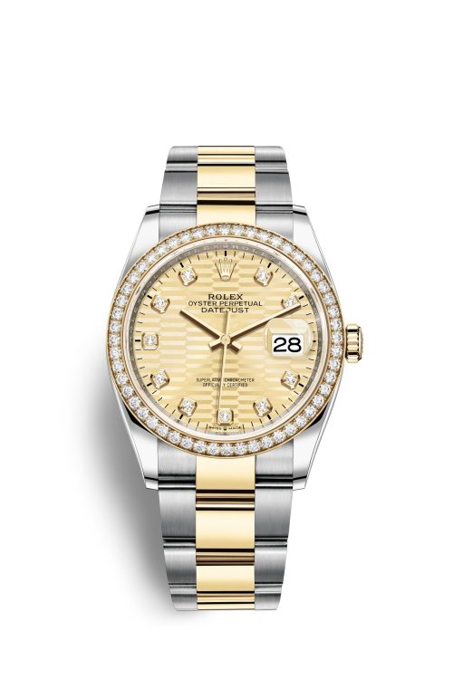 Rolex Datejust 36mm Oystersteel and 18k Yellow Gold 126283rbr-0032