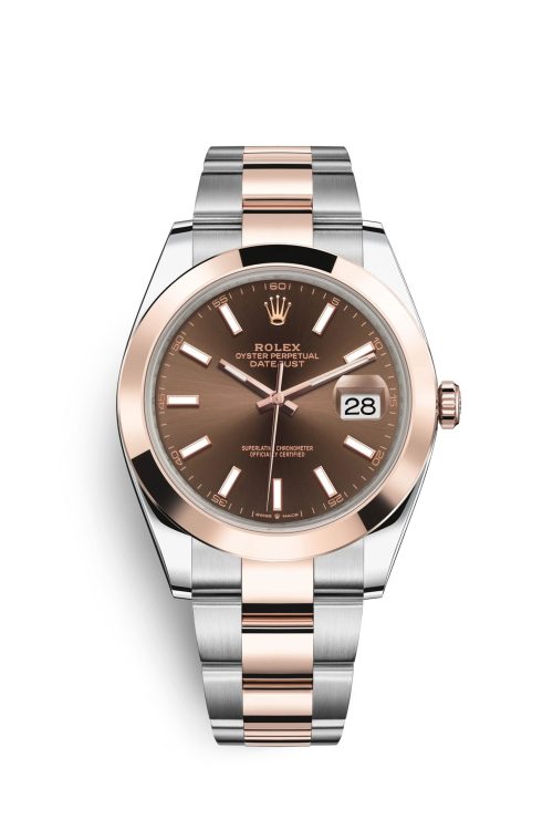 Rolex Datejust 41 18k Everose Gold and Stainless Steel 41mm 126301-0001