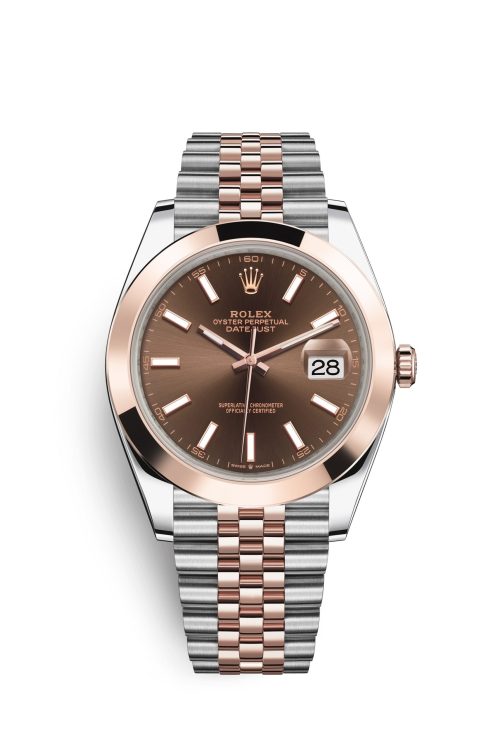 Rolex Datejust 41 18k Everose Gold and Stainless Steel 41mm 126301-0002