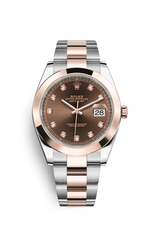 Rolex Datejust 41 18k Everose Gold and Stainless Steel 41mm 126301-0003