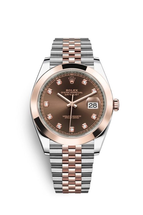 Rolex Datejust 41 18k Everose Gold and Stainless Steel 41mm 126301-0004