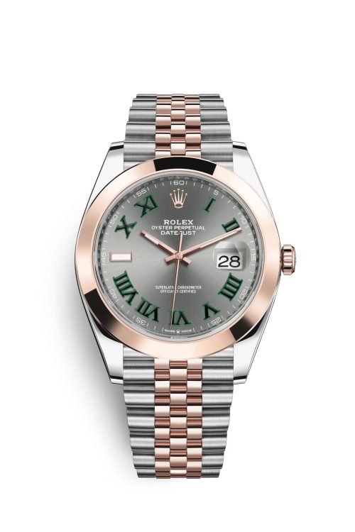 Rolex Datejust 41 18k Everose Gold and Stainless Steel 41mm 126301-0016