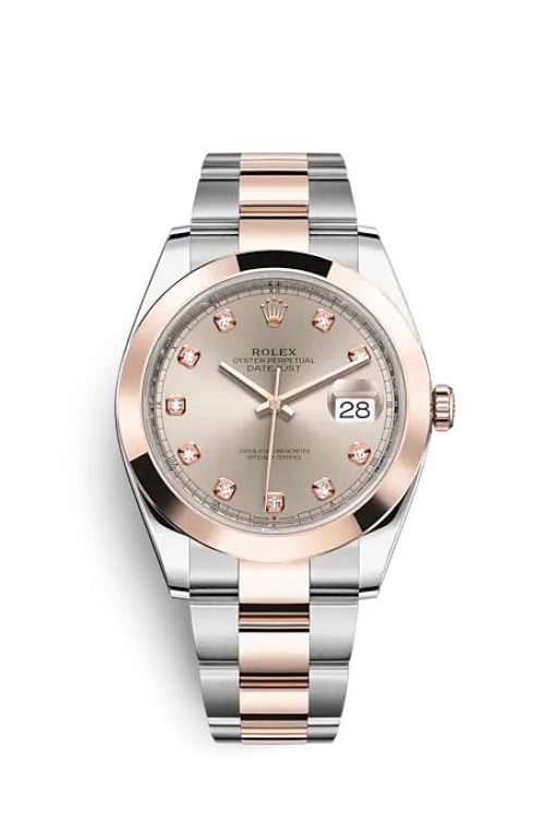 Rolex Datejust 41 Oystersteel and Everose gold 126301-0007