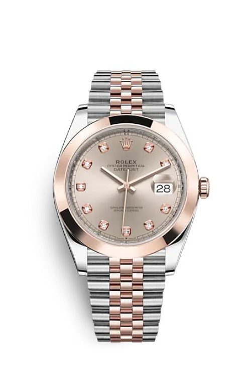 Rolex Datejust 41 Oystersteel and Everose gold 126301-0008