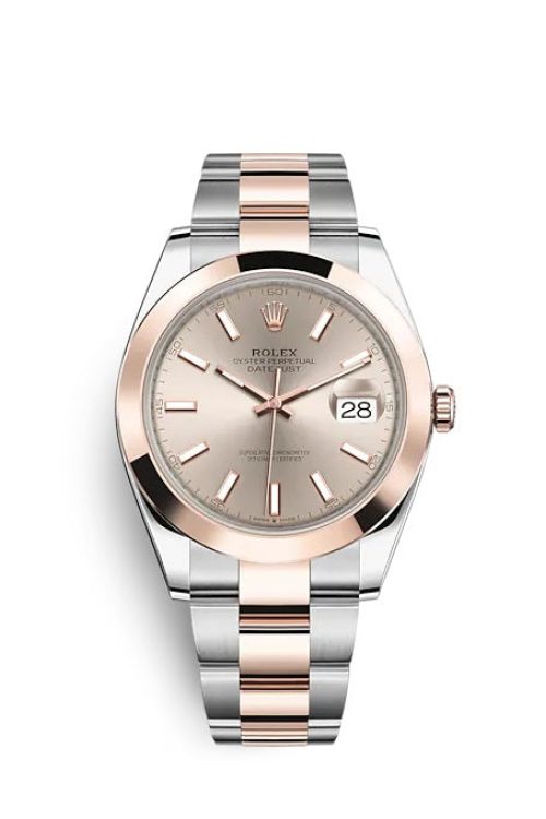 Rolex Datejust 41 Oystersteel and Everose gold 126301-0009