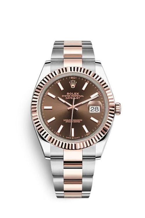 Rolex Datejust 41 Oystersteel and Everose gold 126331-0001