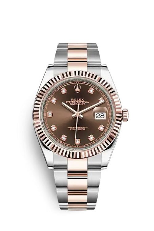 Rolex Datejust 41 Oystersteel and Everose gold 126331-0003