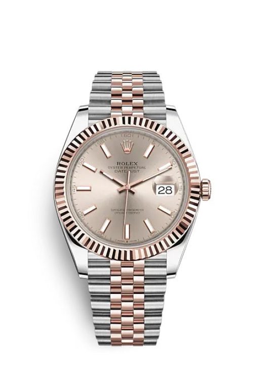 Rolex Datejust 41 Oystersteel and Everose gold 126331-0010