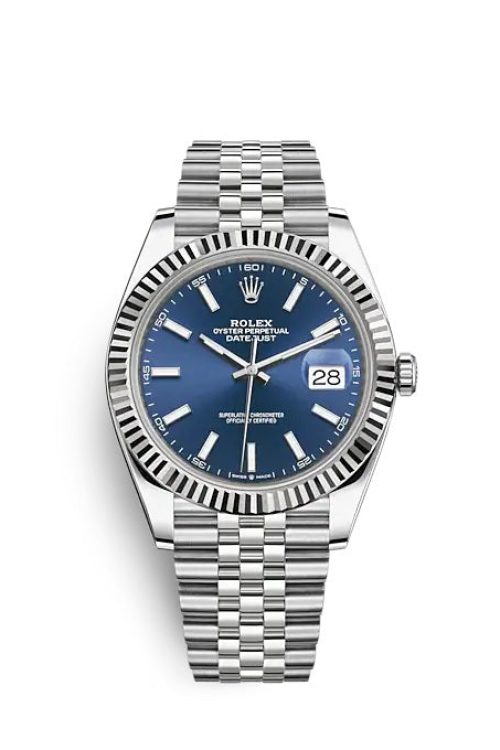Rolex Datejust 41 Oystersteel and white gold 126334-0002