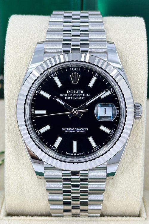 Rolex Datejust 41 Oystersteel and white gold 126334-0018
