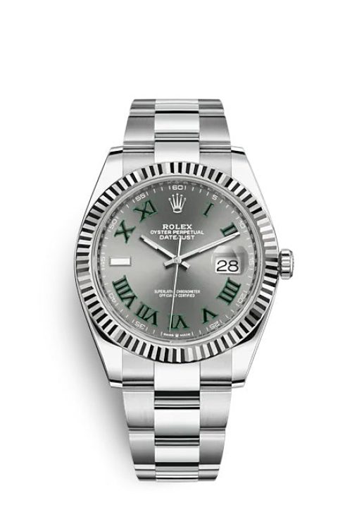 Rolex Datejust 41 Oystersteel and white gold 126334-0021