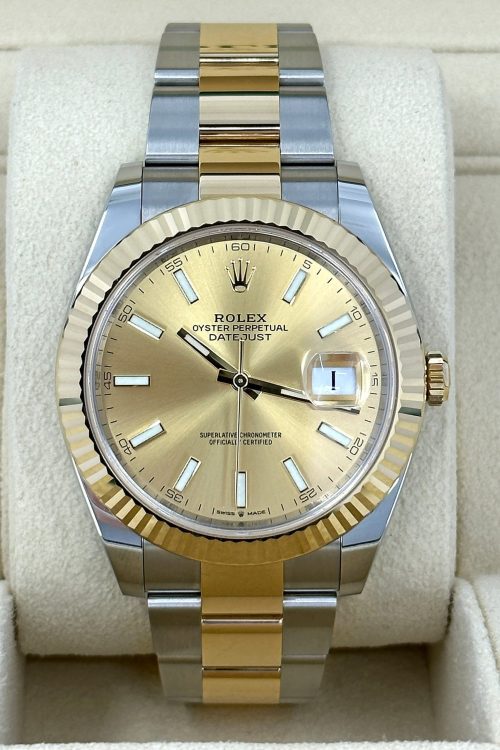 Rolex Datejust 41 Oystersteel and yellow gold 126333-0009