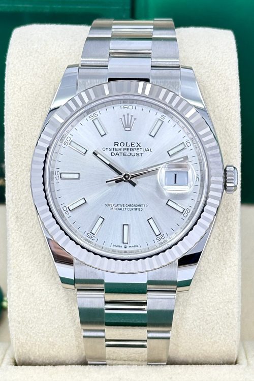 Rolex Datejust 41 Stainless Steel and 18k White Gold 41mm 126334-0003