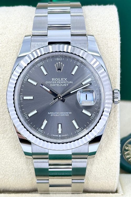 Rolex Datejust 41 Stainless Steel and 18k White Gold 41mm 126334-0013