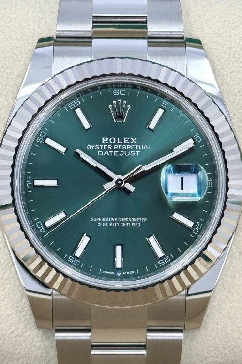 Rolex Datejust 41mm Oystersteel and 18k White Gold 126334-0027
