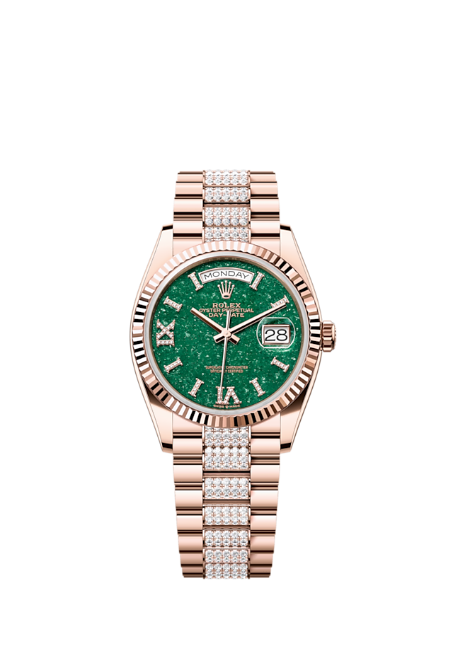 Rolex Day-Date 36 18k Everose Gold with Diamond-set 36mm Ref 128235-0069 128235-0069-1.jpg