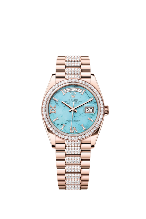 Rolex Day-Date 36 18k Everose Gold with Diamond-set 36mm 128345rbr-0065