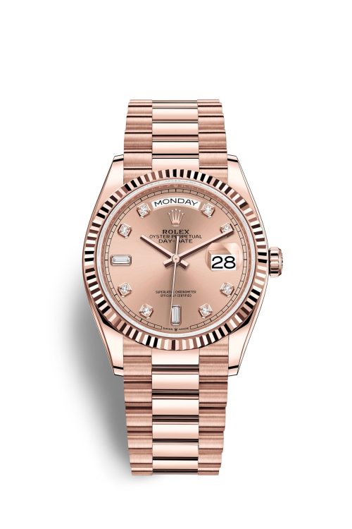Rolex Day-Date 36 Everose gold 128235-0009