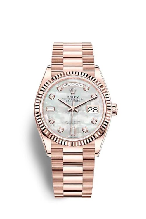 Rolex Day-Date 36 Everose gold 128235-0029