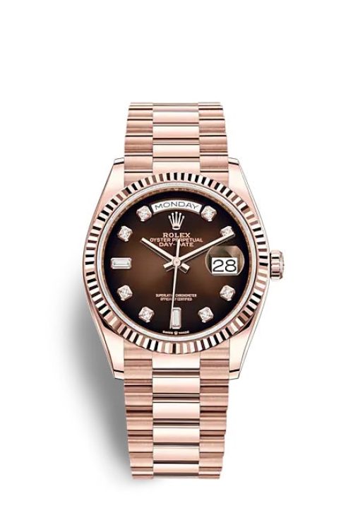 Rolex Day-Date 36 Everose gold 128235-0037
