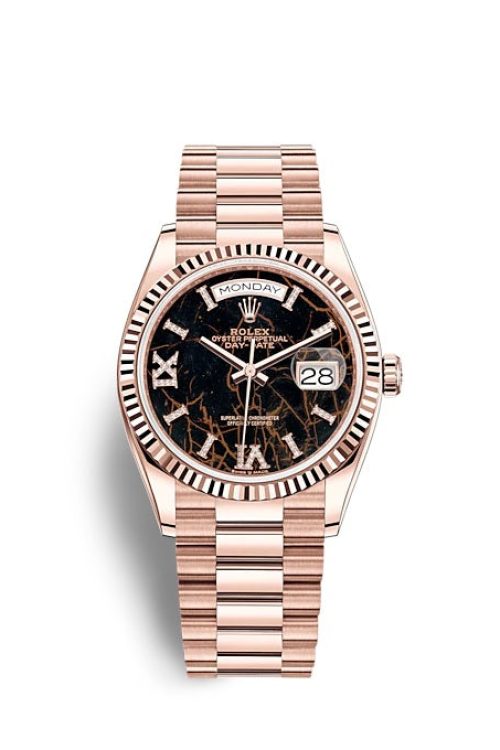Rolex Day-Date 36 Everose gold 128235-0041